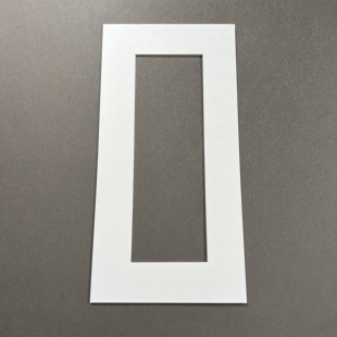 相框卡纸定制长条多孔国画水粉素描彩摄影装裱白边遮挡毛笔字垫板