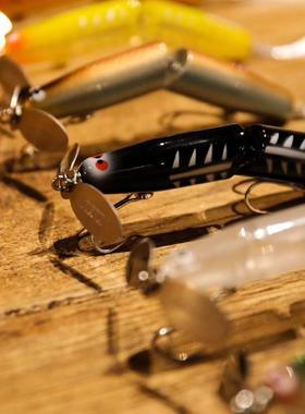 日本REPLY假饵路亚钓鱼进口鱼饵拟饵多节鱼溪流微物多节泥鳅