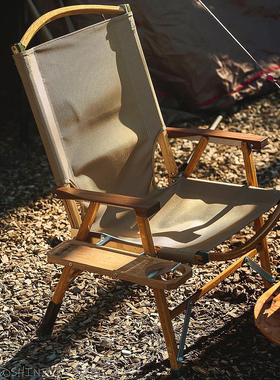 NMmonkey×BALLISTICS 户外露营黑色高背尼龙克米特椅面日本M16