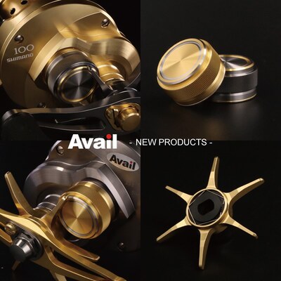 日本avail禧玛诺鼓轮路亚溪流微物CQ100/101/BFS微物改装配件系列