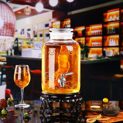 高档广口磨砂酒坛专用瓶子泡酒瓶