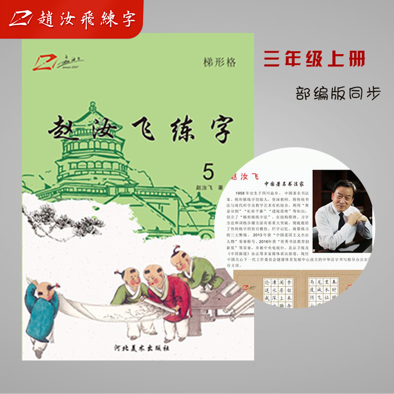 赵汝飞练字正版楷书梯形格硬笔
