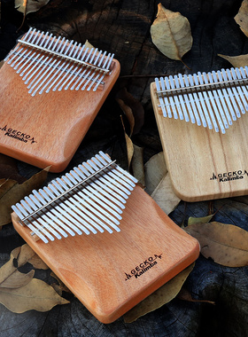 GECKO壁虎拇指琴儿童卡林巴琴21音17乐器指姆琴儿童手指钢琴正品