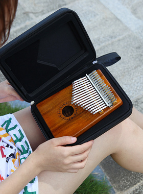 GECKO壁虎卡林巴琴17音琴包拇指琴箱鼓配件脚铃铛响板手擦摇玲鼓