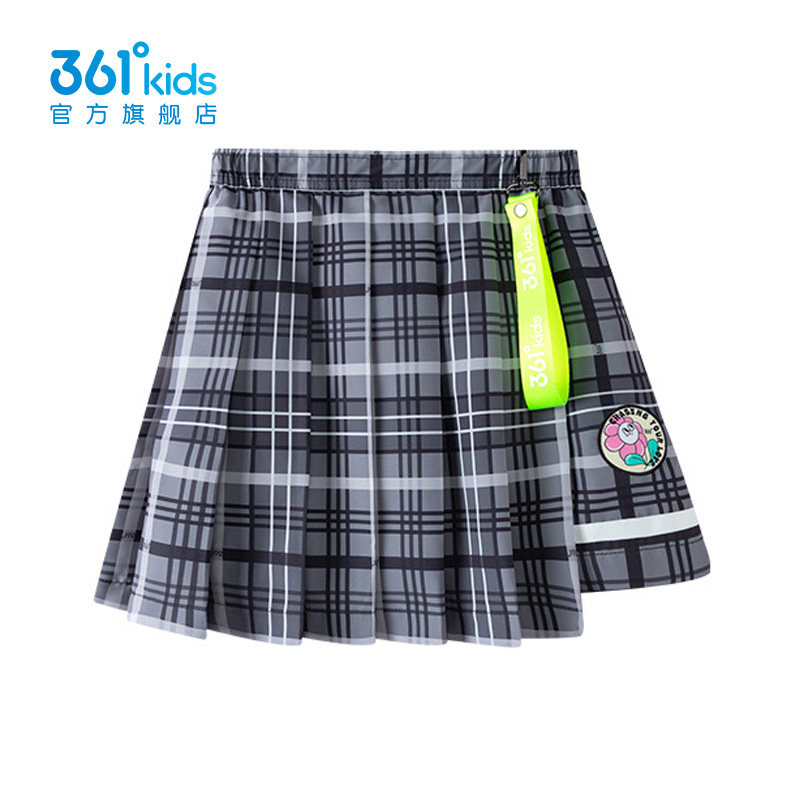 361童装女童梭织短裙儿童速干裤裙2025秋季学生百褶裙子K62433512