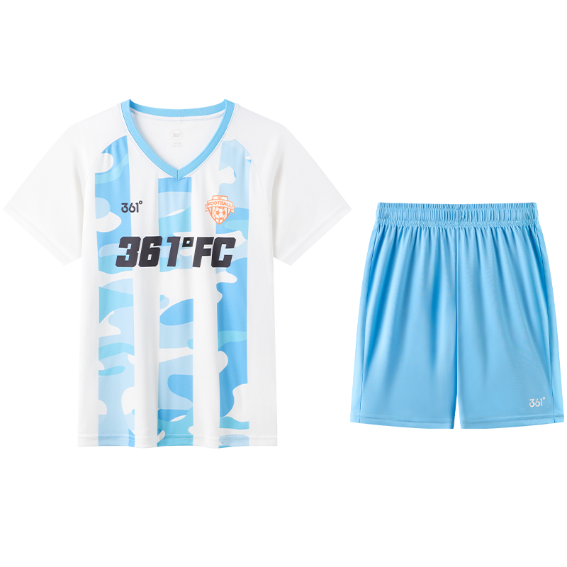 361度男童速干足球服套装