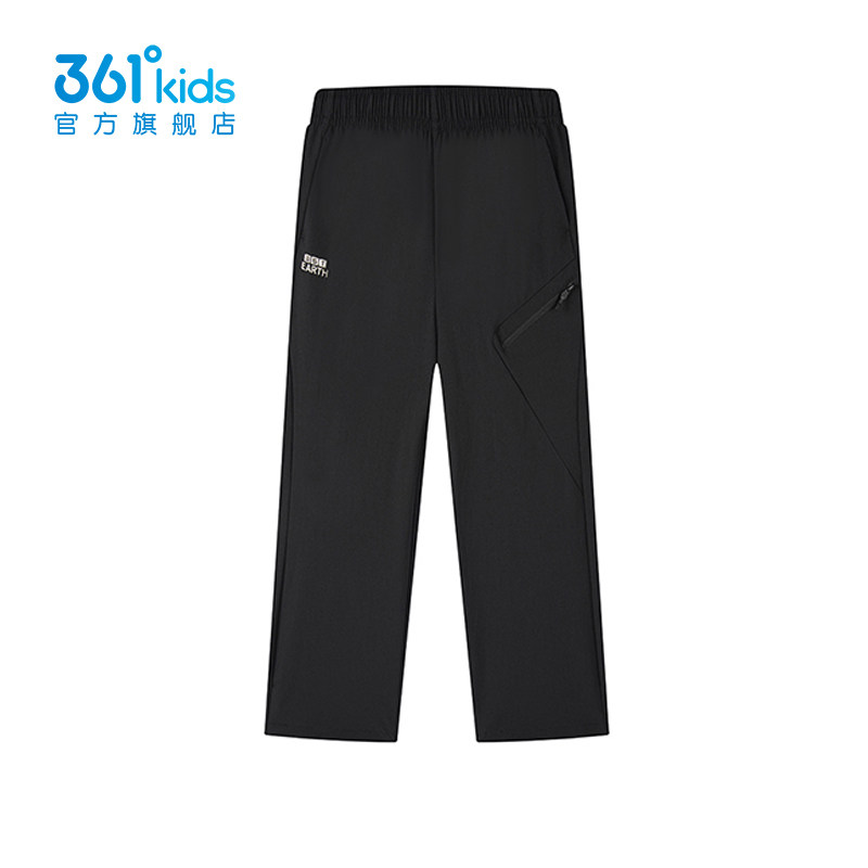 361童装 男童梭织长裤 儿童速干直筒宽松运动裤2026春季K52612704