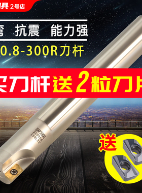 九利CNC数控刀杆300R直角铣刀杆加工中心抗震1135刀杆加长17R0.8