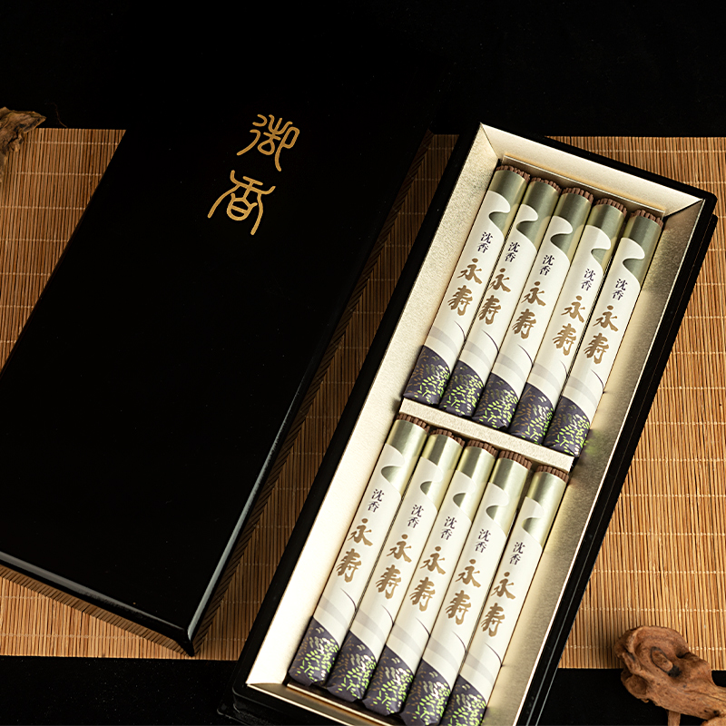 永寿日式细长型线香礼盒装供佛