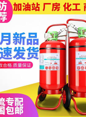 浙安（zhean）推车式干粉灭火器检查年检仓库加油站消防器材推车