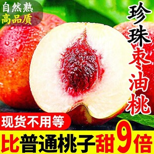 软糯大果珍珠枣油桃枣蜜桃枣桃枣味小油桃离核脆桃纯甜香现摘5斤