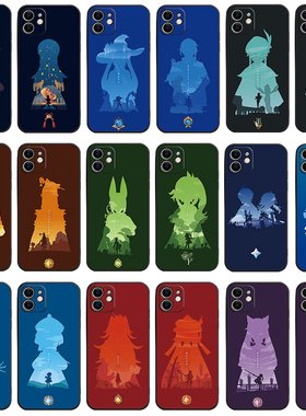 任意机型定制 原神手机壳适用苹果iphone1654321promax妮露达达利亚埃洛伊柯莱草水火雷神Genshin phonecase