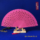 西班牙折扇子双面手绘烤漆纯木质扇易甩开好收拢跳舞扇子一把 包邮