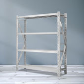 锐达星货架仓储家用置物架仓库库房储物架金属展示层架轻型2米白