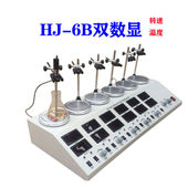 六联数显恒温多头磁力搅拌器HJ 246AB控温加热电磁搅拌机多工位HJ