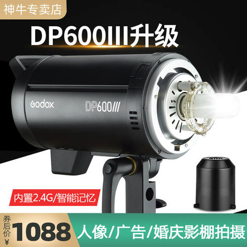 神牛（Godox）DP600W三代摄影灯影室专业闪光灯影楼人像静物服装