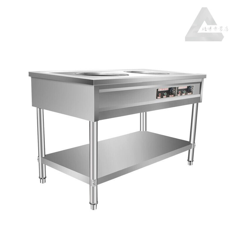 包子保温售卖台商用电热醒面发酵蒸笼加热蒸包馒头卖台带抽屉定做