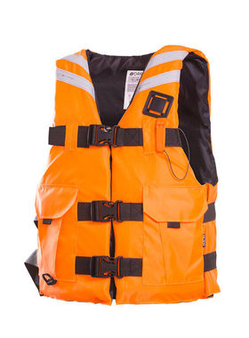 大人救生衣钓鱼大浮力船用便携装备浮力背心水上求生AH007橙色S