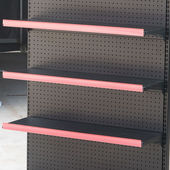 乐企超市货架层板便利店展示架洞洞板单面双面货架加层板子端头货