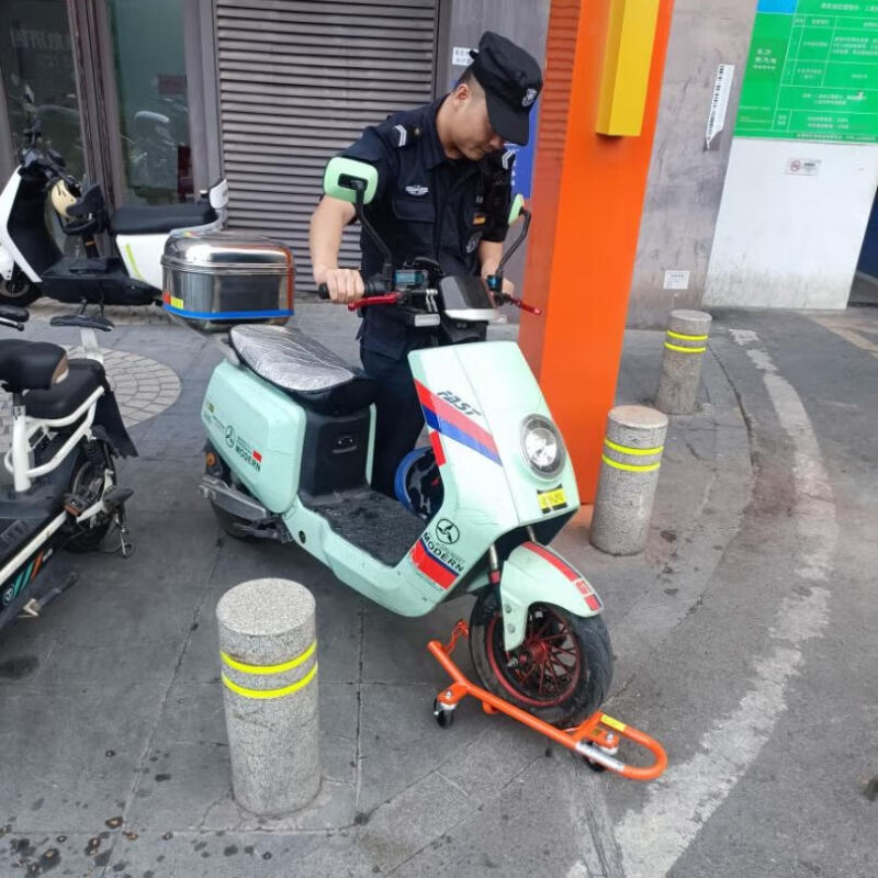 易虎牌MT200电动车瘪胎器电动车助推器摩托车移动架两轮车挪车架