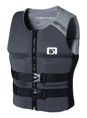 进口救生衣大人大浮力船用摩托艇钓鱼背心马甲冲浪游泳救身衣灰色