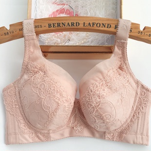 美芬琪薄款 显小女性感内衣 有钢圈文胸全罩杯收副乳聚拢防下垂大码