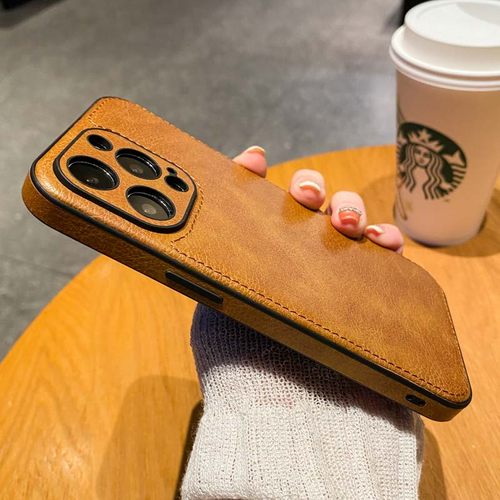 苹果iphone16pu皮商务奢华简约