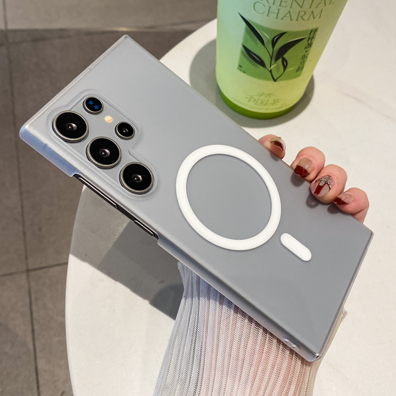 三星s25pc硬壳简约磁吸壳