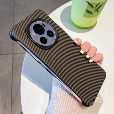 荣耀magic6仿皮简约无边框