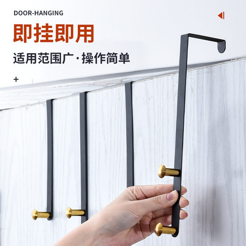 不锈钢橱柜抽屉挂钩型门免钉黑色