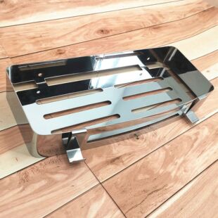 304不锈钢免打孔单层长方型洗手液置物架浴室多层角架厨房收纳架