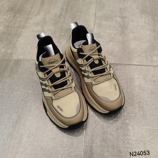 都市星期天新款男鞋运动休闲鞋厚底增高老爹鞋系带跑步鞋时尚舒适