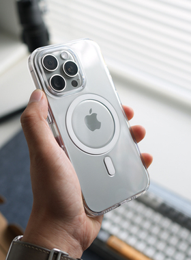 阿慕良品 MESAP ClearCase 透明磁吸适用于苹果Apple16系列防摔手机壳