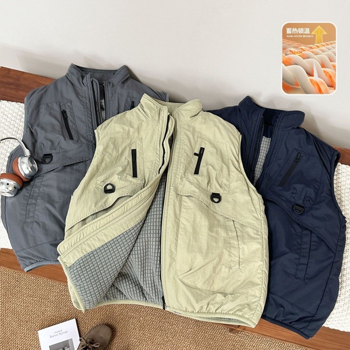 冬加厚保暖桑蚕丝外套抗静电上衣