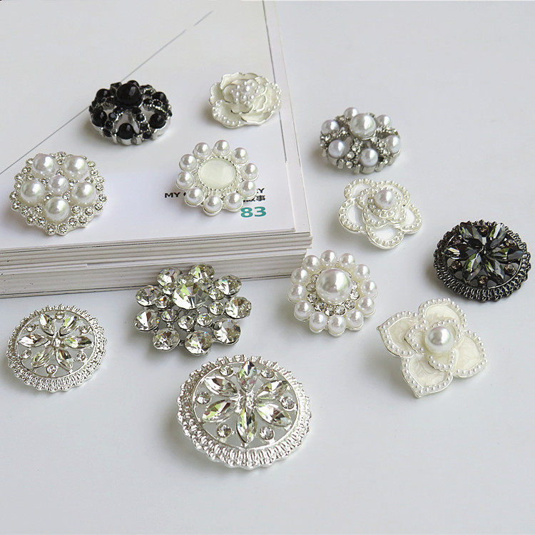 金属钻扣小香风皮草百搭装饰扣