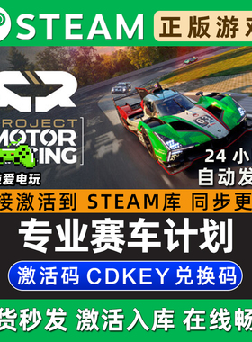 Project Motor Racing 专业赛车计划 Steam游戏正版CDK激活码入库