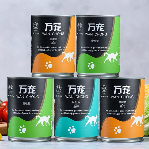 万宠猫主食罐375g宠物罐头