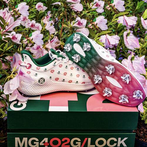代购GFORE MG4+ G/Lock大师赛限定花卉印花男士高尔夫球鞋26新款