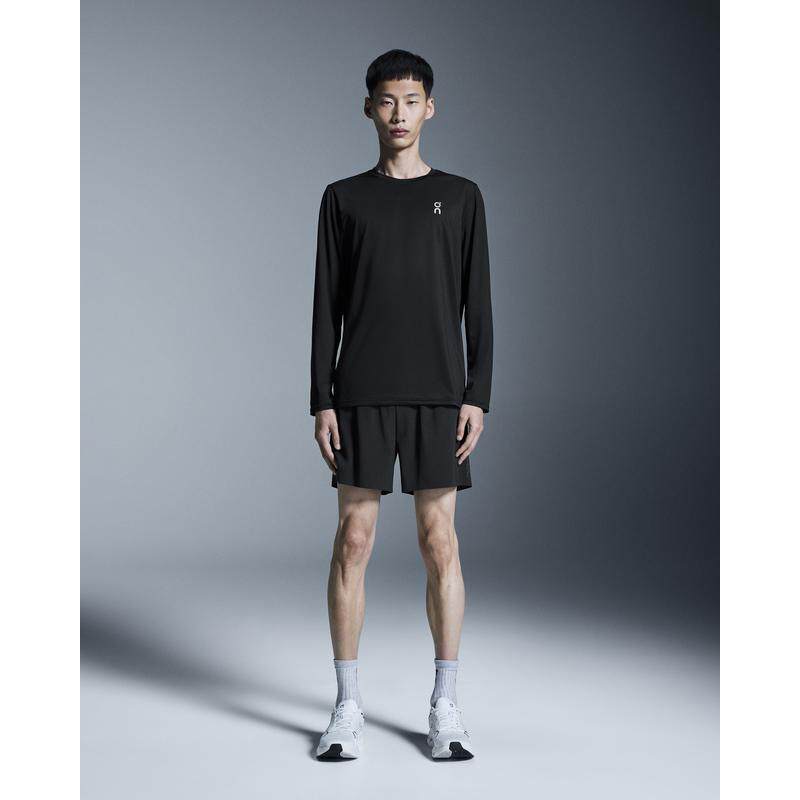 代购ON昂跑男士运动短裤快干排汗贴身支撑隐形内衬后袋拉链轻量