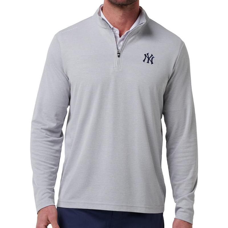 TravisMathew运动夹克男士保暖舒适时尚透气灰色深蓝色细节