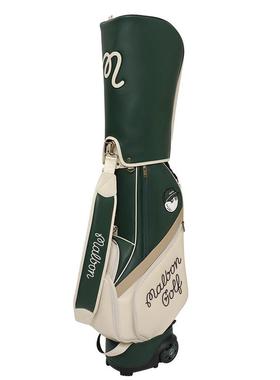 代购MALBON GOLF男女高尔夫球包可推拉多隔层轻便携带防磨损绿色