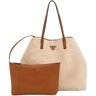 代购GUESS女士托特包大容量收纳可拆卸内袋多隔层设计日常通勤