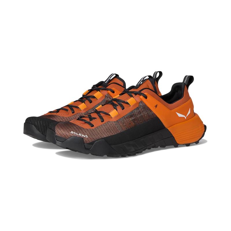 代购Salewa男士越野跑鞋防水防滑缓震徒步鞋低帮系带户外鞋