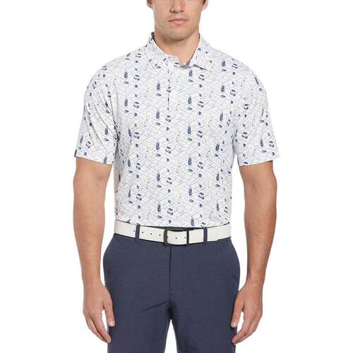 海外代购Callaway/卡拉威男士高尔夫上装吸湿排汗防晒弹力短袖