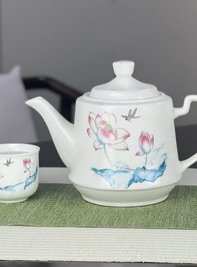 陶瓷茶壶过滤泡茶家用客厅下午茶具套装托盘水壶水杯中式现代水具