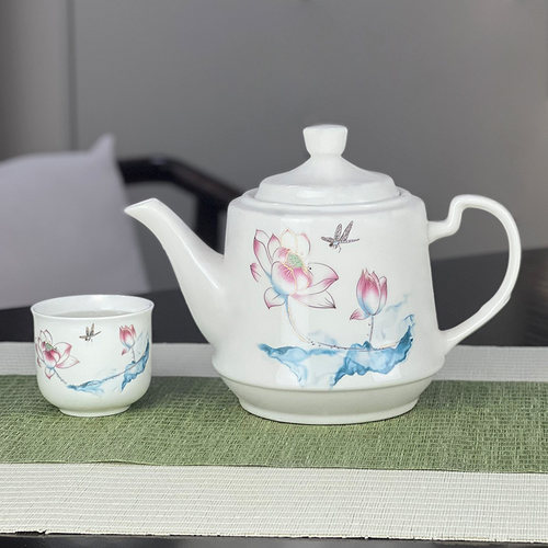 陶瓷茶壶过滤泡茶家用客厅下午茶具套装托盘水壶水杯中式现代水具