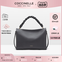 【520礼物】COCCINELLE/可奇奈尔BOHEME大号牛皮单肩托特包