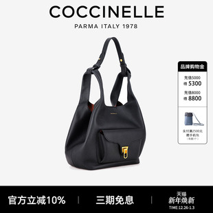 COCCINELLE可奇奈尔BEAT 单肩背提牛皮革手提女包 SHOPPING25新款