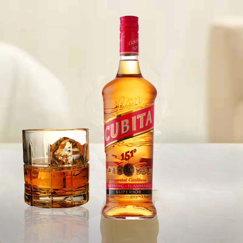 美国洋酒进口 古贝塔151朗姆酒cubita 高度烈酒鸡尾酒调酒基酒