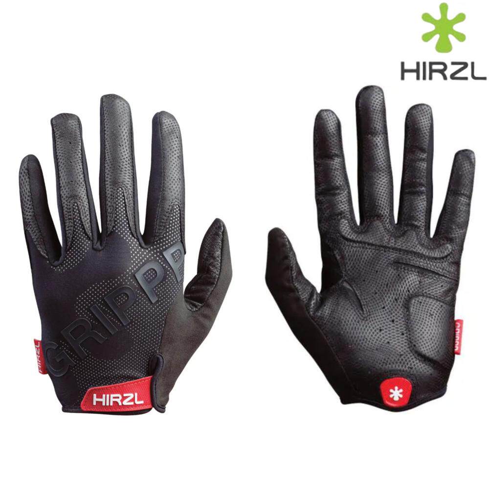 行货HIRZL GRIPPP TOUR FF 2.0袋鼠皮山地公路死飞车长指骑行手套